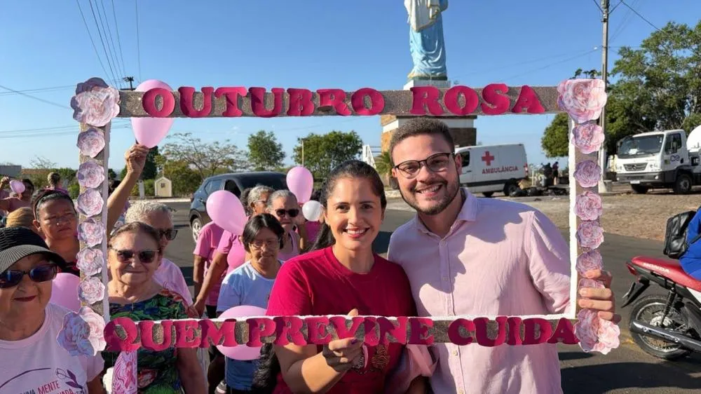 Caminhada do Outubro Rosa mobiliza mulheres em Piripiri e reforça a importância do diagnóstico precoce